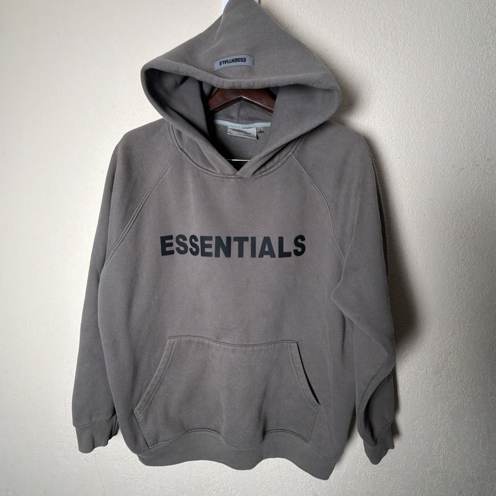 Fear of God Essentials Hoodie Cement SS20 Size Xl Oversized